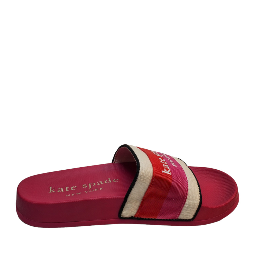 Kate Spade Womens Shoe Buttercup Slip On Slide Sandals Pink Heirl… - Picture 3 of 6